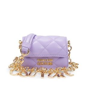 VERSACE JEANS COUTURE
Logo Quilted Leather Shoulder
Bag